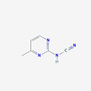 molecular formula C6H6N4 B12220084 (4-Methylpyrimidin-2-yl)cyanamide CAS No. 28732-65-2