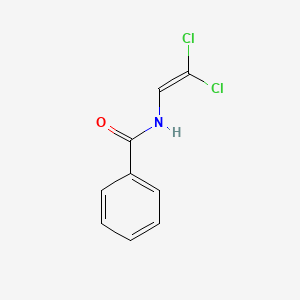 molecular formula C9H7Cl2NO B12220105 N-(2,2-dichlorovinyl)benzamide CAS No. 29431-43-4