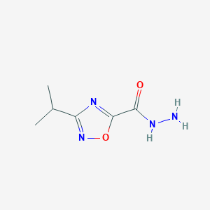 3-(Propan-2-yl)-1,2,4-oxadiazole-5-carbohydrazide