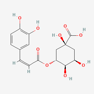 molecular formula C16H18O9 B1222021 顺式-5-咖啡酰奎尼酸 CAS No. 15016-60-1