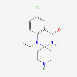 6'-chloro-1'-ethyl-1'H-spiro[piperidine-4,2'-quinazolin]-4'(3'H)-one