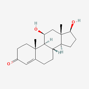 molecular formula C19H28O3 B1222036 11β-羟基睾酮 CAS No. 1816-85-9