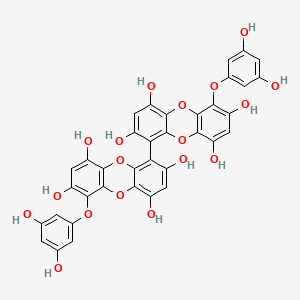 molecular formula C36H22O18 B1222037 6,6'-双艾可醇 CAS No. 88095-81-2