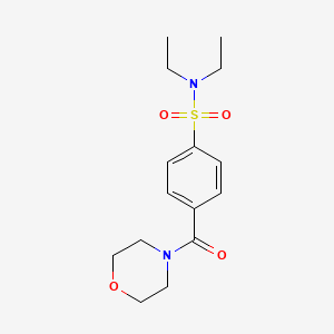 4-[(Diethylamino)sulfonyl]phenyl morpholin-4-yl ketone