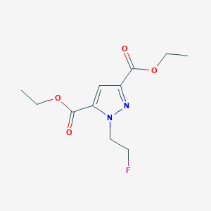 Diethyl 1-(2-fluoroethyl)-1H-pyrazole-3,5-dicarboxylate