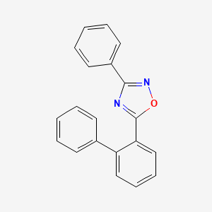 molecular formula C20H14N2O B1222048 3-Phenyl-5-(2-phenylphenyl)-1,2,4-oxadiazole 