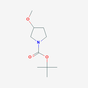 molecular formula C10H19NO3 B122205 叔丁基 3-甲氧基吡咯烷-1-甲酸酯 CAS No. 146257-03-6