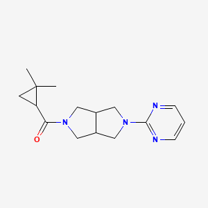 2-[5-(2,2-Dimethylcyclopropanecarbonyl)-octahydropyrrolo[3,4-c]pyrrol-2-yl]pyrimidine