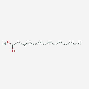 molecular formula C14H26O2 B1222056 Tetradec-3-enoic acid CAS No. 62472-83-7