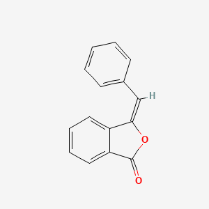 molecular formula C15H10O2 B12220614 Benzylidenephthalide CAS No. 4767-55-9