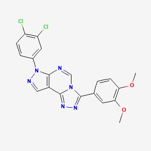 7-(3,4-dichlorophenyl)-3-(3,4-dimethoxyphenyl)-7H-pyrazolo[4,3-e][1,2,4]triazolo[4,3-c]pyrimidine