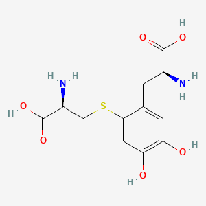 B1222066 6-S-Cysteinyldopa CAS No. 64003-39-0
