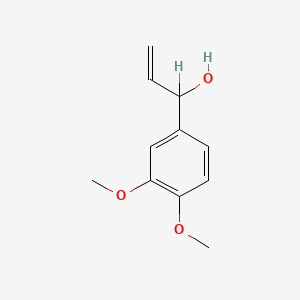 molecular formula C11H14O3 B1222070 1'-羟甲基丁香酚 CAS No. 31706-95-3