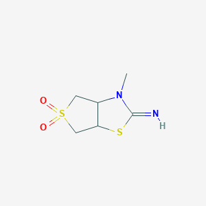 3-methyltetrahydrothieno[3,4-d][1,3]thiazol-2(3H)-imine 5,5-dioxide