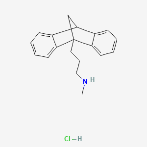 B1222071 N-Methyl-9,10-methanoanthracene-9(10H)-propanamine hydrochloride CAS No. 60070-44-2