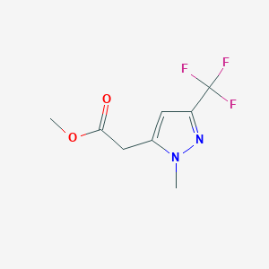 Methyl [1-methyl-3-(trifluoromethyl)-1H-pyrazol-5-yl]acetate