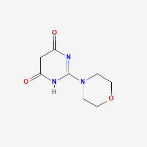 B12220909 4,6(1H,5H)-Pyrimidinedione, 2-morpholino- CAS No. 50596-83-3