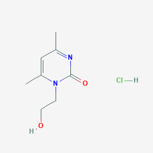 1-(2-hydroxyethyl)-4,6-dimethylpyrimidin-2(1H)-one hydrochloride