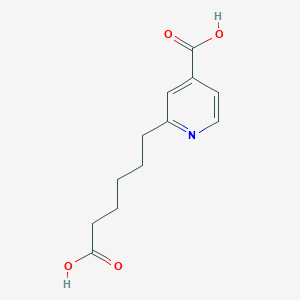 2-(5-carboxypentyl)pyridine-4-carboxylic Acid