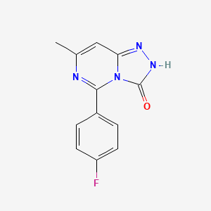 5-(4-fluorophenyl)-7-methyl[1,2,4]triazolo[4,3-c]pyrimidin-3(2H)-one