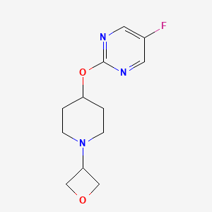 5-Fluoro-2-{[1-(oxetan-3-yl)piperidin-4-yl]oxy}pyrimidine