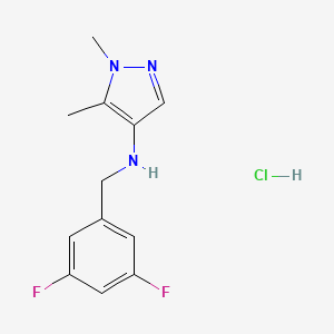 N-(3,5-Difluorobenzyl)-1,5-dimethyl-1H-pyrazol-4-amine