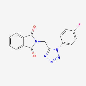 2-{[1-(4-fluorophenyl)-1H-tetrazol-5-yl]methyl}-1H-isoindole-1,3(2H)-dione