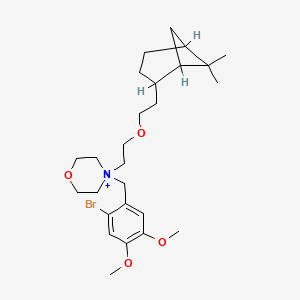 molecular formula C26H41BrNO4+ B1222119 Pinaverium CAS No. 59995-65-2