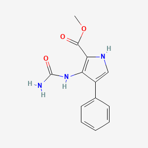 methyl 3-(carbamoylamino)-4-phenyl-1H-pyrrole-2-carboxylate