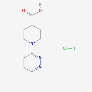 1-(6-Methylpyridazin-3-yl)piperidine-4-carboxylic acid hydrochloride