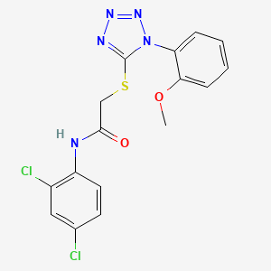 N-(2,4-dichlorophenyl)-2-{[1-(2-methoxyphenyl)-1H-tetrazol-5-yl]sulfanyl}acetamide