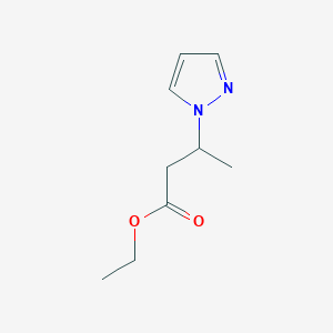 ethyl 3-(1H-pyrazol-1-yl)butanoate