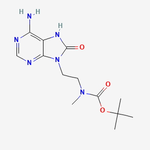 tert-butyl N-[2-(6-amino-8-oxo-7H-purin-9-yl)ethyl]-N-methylcarbamate