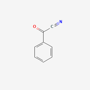 molecular formula C8H5NO B1222142 苯甲酰氰 CAS No. 613-90-1