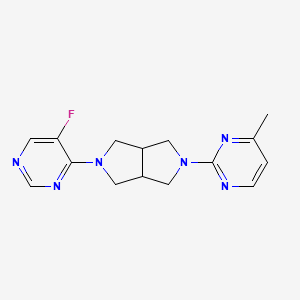 2-[5-(5-Fluoropyrimidin-4-yl)-octahydropyrrolo[3,4-c]pyrrol-2-yl]-4-methylpyrimidine