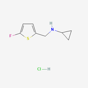 Cyclopropyl[(5-fluoro-2-thienyl)methyl]amine