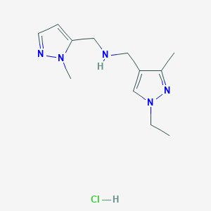 1-(1-ethyl-3-methyl-1H-pyrazol-4-yl)-N-[(1-methyl-1H-pyrazol-5-yl)methyl]methanamine