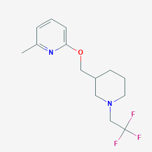 2-Methyl-6-{[1-(2,2,2-trifluoroethyl)piperidin-3-yl]methoxy}pyridine