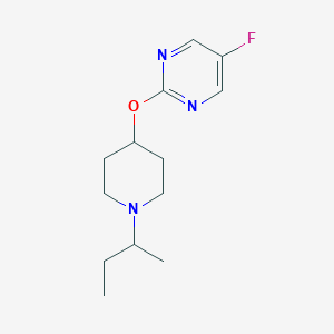 2-{[1-(Butan-2-yl)piperidin-4-yl]oxy}-5-fluoropyrimidine