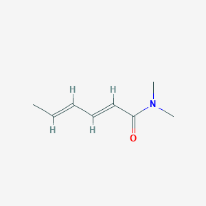 2,4-Hexadienamide, N,N-dimethyl-, (2E,4E)-