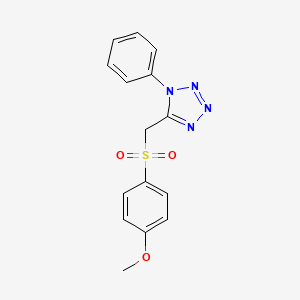 5-{[(4-methoxyphenyl)sulfonyl]methyl}-1-phenyl-1H-tetrazole