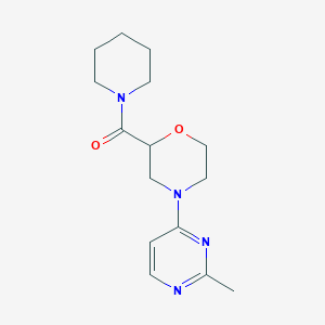 4-(2-Methylpyrimidin-4-yl)-2-(piperidine-1-carbonyl)morpholine