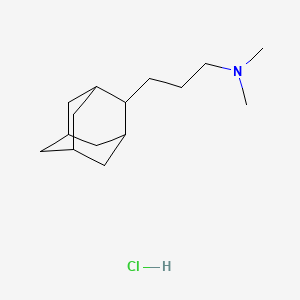 molecular formula C15H28ClN B1222170 N,N-Dimethyl-1-(adamantan-2-yl)-2-propanamine CAS No. 41656-32-0