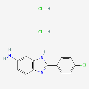 2-(4-chlorophenyl)-1{H}-benzimidazol-5-amine