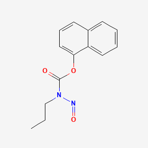 B1222174 1-Naphthyl-N-propyl-N-nitrosocarbamate CAS No. 76206-37-6