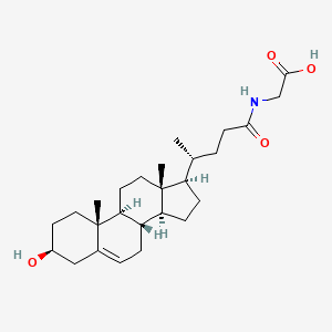 B1222178 3-Hydroxy-5-cholenoylglycine CAS No. 69776-17-6