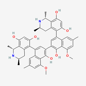 molecular formula C46H48N2O8 B1222179 米歇拉明B CAS No. 143168-23-4