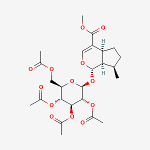 molecular formula C25H34O13 B1222191 8-Epideoxyloganin tetraacetate 