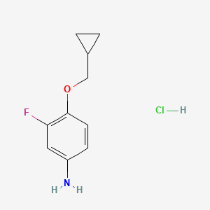 [4-(Cyclopropylmethoxy)-3-fluorophenyl]amine