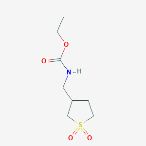 Carbamic acid, (tetrahydro-3-thenyl)-, ethyl ester, S,S-dioxide